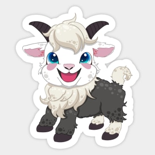 The little goat for Men or Women Kids Boys Girls love goat Sticker